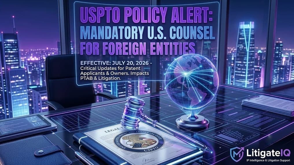 USPTO Now Requires U.S. Counsel for Foreign Applicants